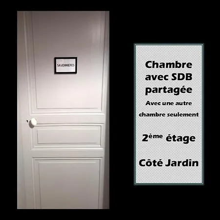 Pensjonat Histoire De Loire - Savennieres Sdb Partagee Saumur